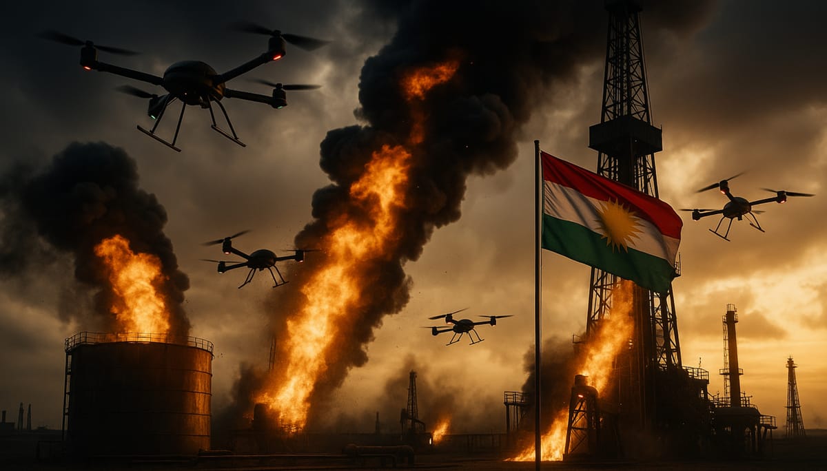200,000 Barrels Shut In as Drone Strikes Target Oilfields Across Iraqi Kurdistan