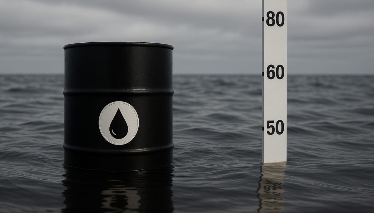 EIA forecasts oil below $60 in Q4 2025 — first quarter with average prices that low since 2020